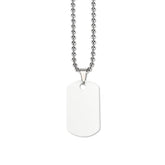 sublimation blank aluminium id tag large double side printable 3